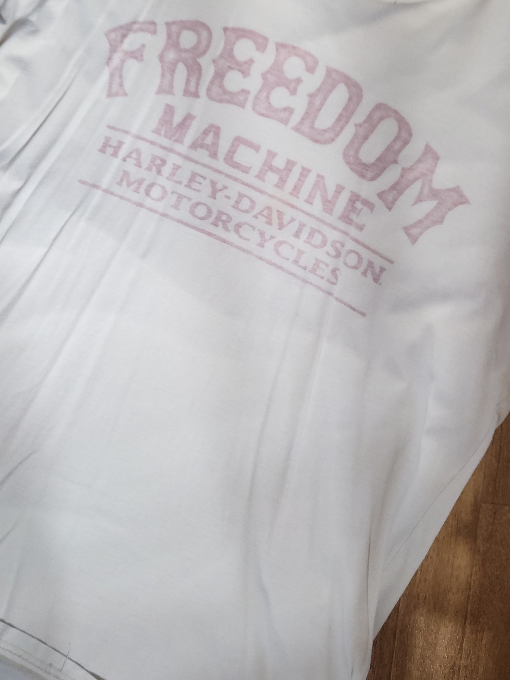 Harley-Davidson Freedom Machine White Graphic Men's Shirt